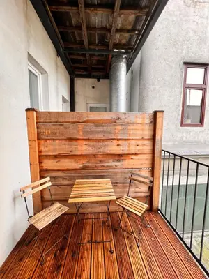 Ein Balkon oder eine Terrasse in der Unterkunft REMA Apartments 10702