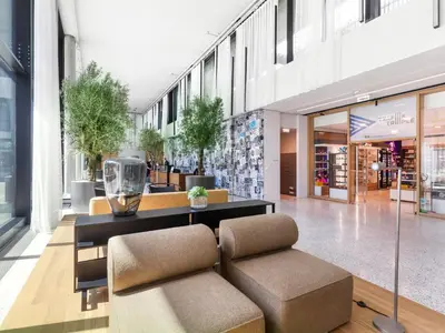 Ein Sitzbereich in der Unterkunft Penthouse Apartment with Rooftop Pool and Terrace City Views