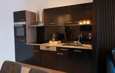 Küche/Küchenzeile in der Unterkunft Apartments Kellergasse