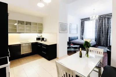 Küche/Küchenzeile in der Unterkunft Vienna Stay