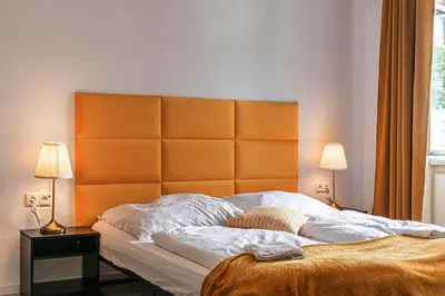Ein Bett oder Betten in einem Zimmer der Unterkunft Cozy 1BR Apartment near U6 Schöpfwerk