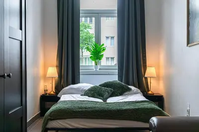 Ein Bett oder Betten in einem Zimmer der Unterkunft Welcoming Stylish Studio Ideal for Long stays