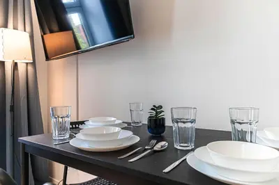 Grundriss der Unterkunft Stylish 1-Bedroom Retreat - Meidling City Center
