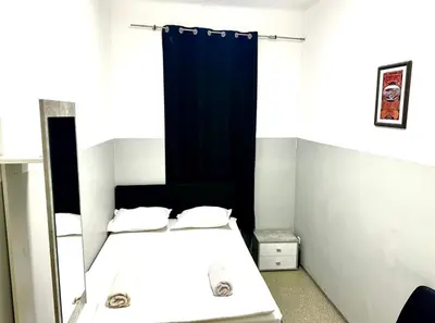 Ein Bett oder Betten in einem Zimmer der Unterkunft Privat Room near City Center Wien
