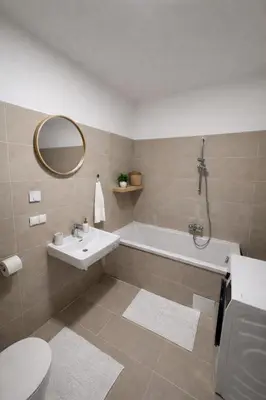Ein Badezimmer in der Unterkunft Exklusiv 2BR Penthouse Dß! Big Terrace&Garage!