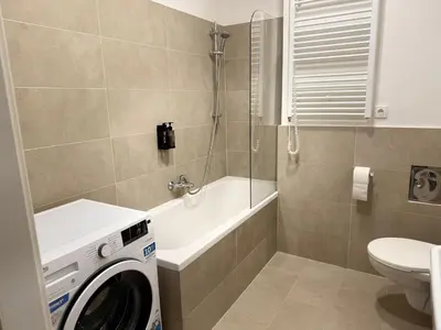 Ein Badezimmer in der Unterkunft City Vienna Hirsch Apartment