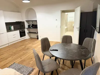 Küche/Küchenzeile in der Unterkunft City Vienna Hirsch Apartment