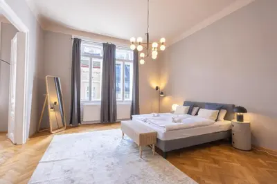 Ein Bett oder Betten in einem Zimmer der Unterkunft josef's home I Comfort Apartment in Ideal Location