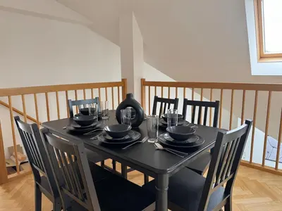 Grundriss der Unterkunft 105qm, balcony, near center, Schönbrunn, attic