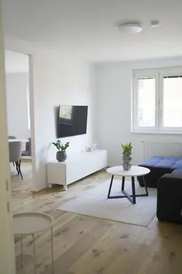 TV/Unterhaltungsangebot in der Unterkunft Modernes Apartment in Schwechat