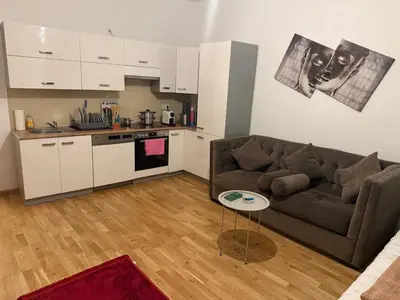 Küche/Küchenzeile in der Unterkunft Soul Appart