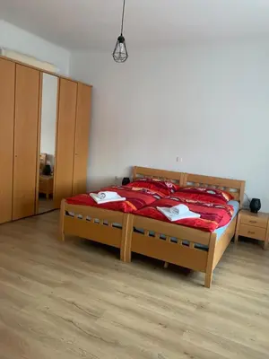 Ein Bett oder Betten in einem Zimmer der Unterkunft Cozy house with garden and bbq near Vienna