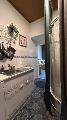 Ein Badezimmer in der Unterkunft ViennaCenterApt