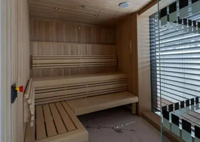 Grundriss der Unterkunft Wellness Oasis at Danube riverbank in Vienna near VIC