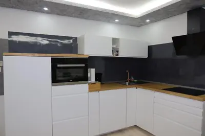 Küche/Küchenzeile in der Unterkunft Central Living Apartment Vienna
