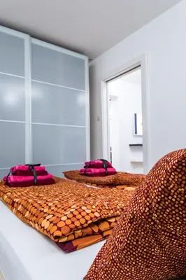Ein Bett oder Betten in einem Zimmer der Unterkunft Central Living Apartment Vienna