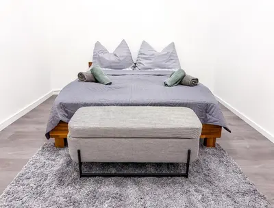 Ein Sitzbereich in der Unterkunft Enjoy Apartments New beautiful spacey Apartment amazing location