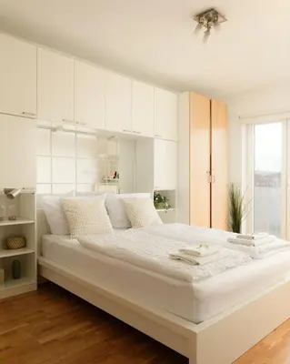 Ein Bett oder Betten in einem Zimmer der Unterkunft Family-Friendly Apartment in Central in MariaHilfer