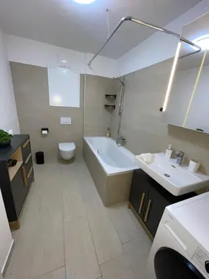 Ein Badezimmer in der Unterkunft Wiener Townhouse Riesenrad