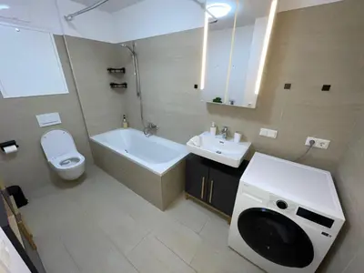 Ein Badezimmer in der Unterkunft Wiener Townhouse Riesenrad