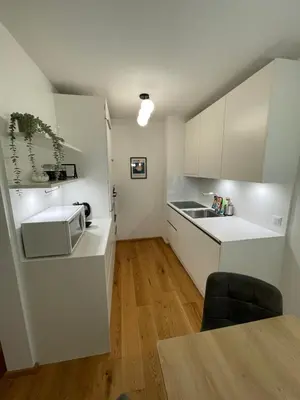 Küche/Küchenzeile in der Unterkunft Wiener Townhouse Riesenrad