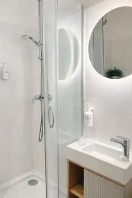 Ein Badezimmer in der Unterkunft Suites am Herzogberg