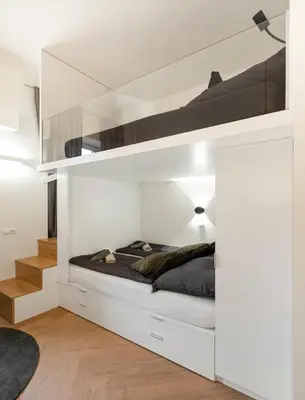 Ein Bett oder Betten in einem Zimmer der Unterkunft Premium Studio - moderne Wohnung in zentraler Lage