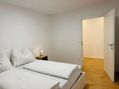Ein Bett oder Betten in einem Zimmer der Unterkunft Schönbrunn Central Apartment