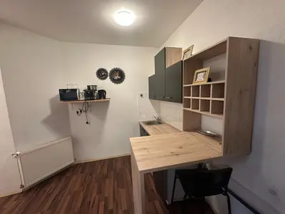 Küche/Küchenzeile in der Unterkunft Quiet centrally located apartment in Vienna