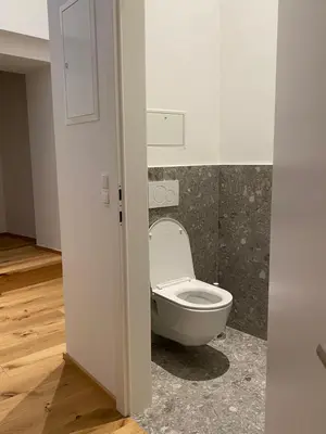 Ein Badezimmer in der Unterkunft Apartments at Rochusmarkt
