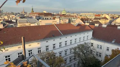 Ein allgemeiner Blick auf Wien oder ein Stadtblick von der Ferienwohnung aus