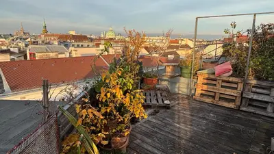 Das Gebäude in dem sich die Ferienwohnung befindet