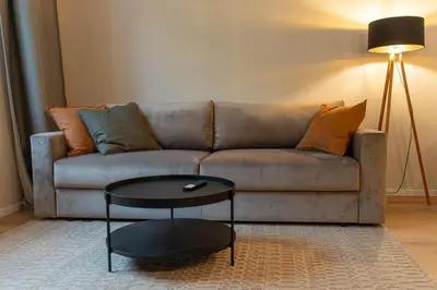 Ein Sitzbereich in der Unterkunft josefs home l Premium Apartment for rent