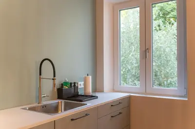 Küche/Küchenzeile in der Unterkunft josefs home l Premium Apartment for rent