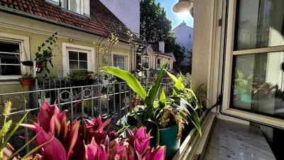 Das Gebäude in dem sich die Ferienwohnung befindet