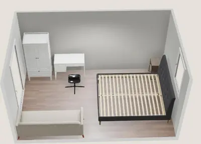 Grundriss der Unterkunft City Nest - freshly renovated mini studio