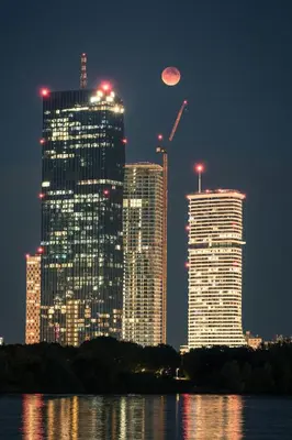 Ein allgemeiner Blick auf Wien oder ein Stadtblick von der Ferienwohnung aus