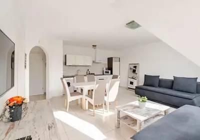 Küche/Küchenzeile in der Unterkunft Vienna Airport Residences