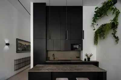 Küche/Küchenzeile in der Unterkunft City Center Apartment Telegraph Vienna