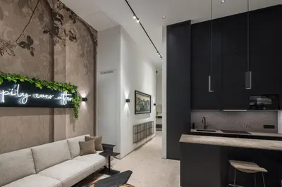 Küche/Küchenzeile in der Unterkunft City Center Apartment Telegraph Vienna