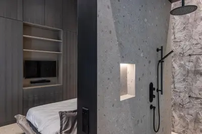 Ein Badezimmer in der Unterkunft City Center Apartment Telegraph Vienna