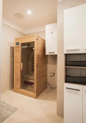 Ein Badezimmer in der Unterkunft Genuss Apartment