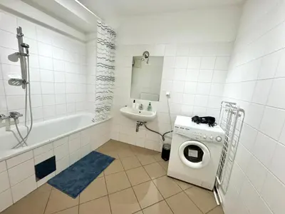 Ein Badezimmer in der Unterkunft Viel Platz in ruhiger Lage mit toller Anbindung
