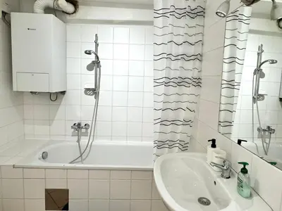 Ein Badezimmer in der Unterkunft Viel Platz in ruhiger Lage mit toller Anbindung