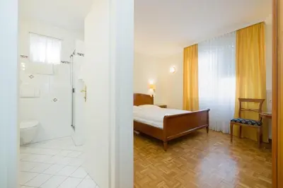 Ein Bett oder Betten in einem Zimmer der Unterkunft Casa Stefano