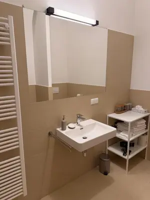 Ein Badezimmer in der Unterkunft Wien Mitte Apartment
