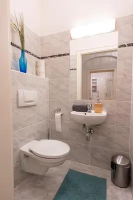 Ein Badezimmer in der Unterkunft Superior Suites Vienna - L'Opera