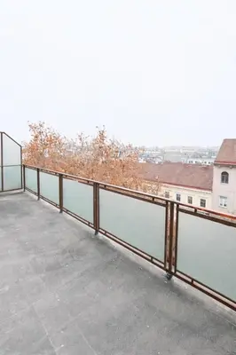 Ein Balkon oder eine Terrasse in der Unterkunft Zeus Design Apartments Rosenpark