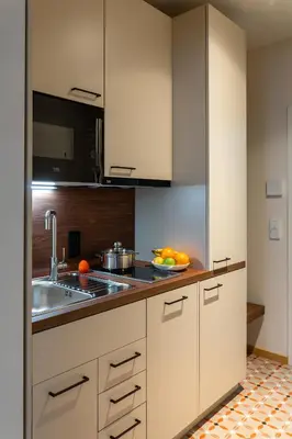 Küche/Küchenzeile in der Unterkunft OLIVER comfy I Apartments with self check-in