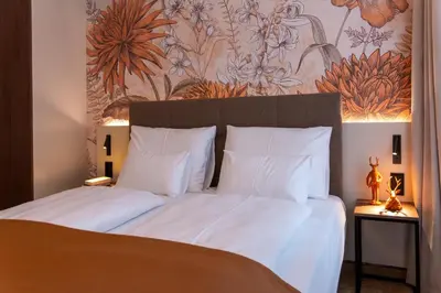 Ein Bett oder Betten in einem Zimmer der Unterkunft OLIVER comfy I Apartments with self check-in